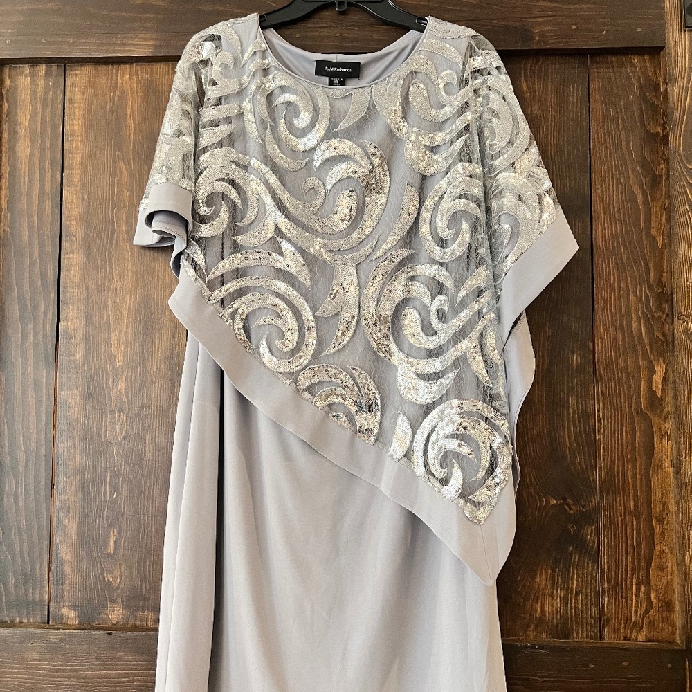 Semi formal Women's silver dress size 14